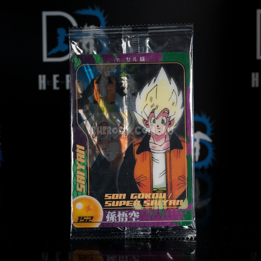 Super Saiyan Goku #152 3D MORINAGA Sealed Card
