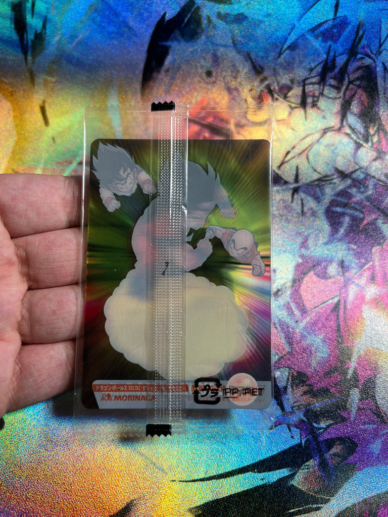 Goku #250 Lenticular 3D MORINAGA 2008 Sealed Card