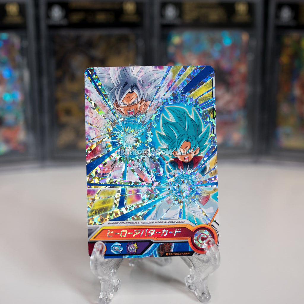 AVATAR CARD Ultra Instinct Goku & SSB Beats PCS12