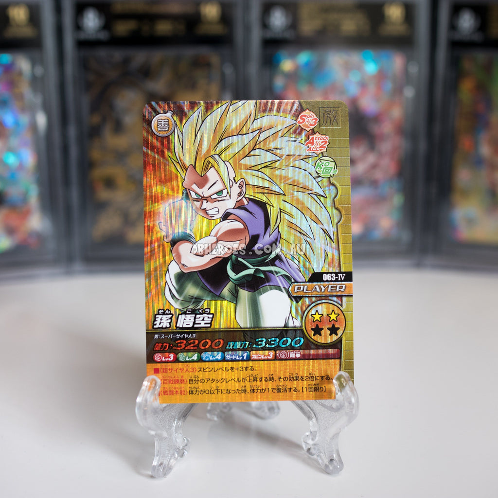 BURST IMPACT Super Saiyan 3 Kid Goku 063-IV Foil