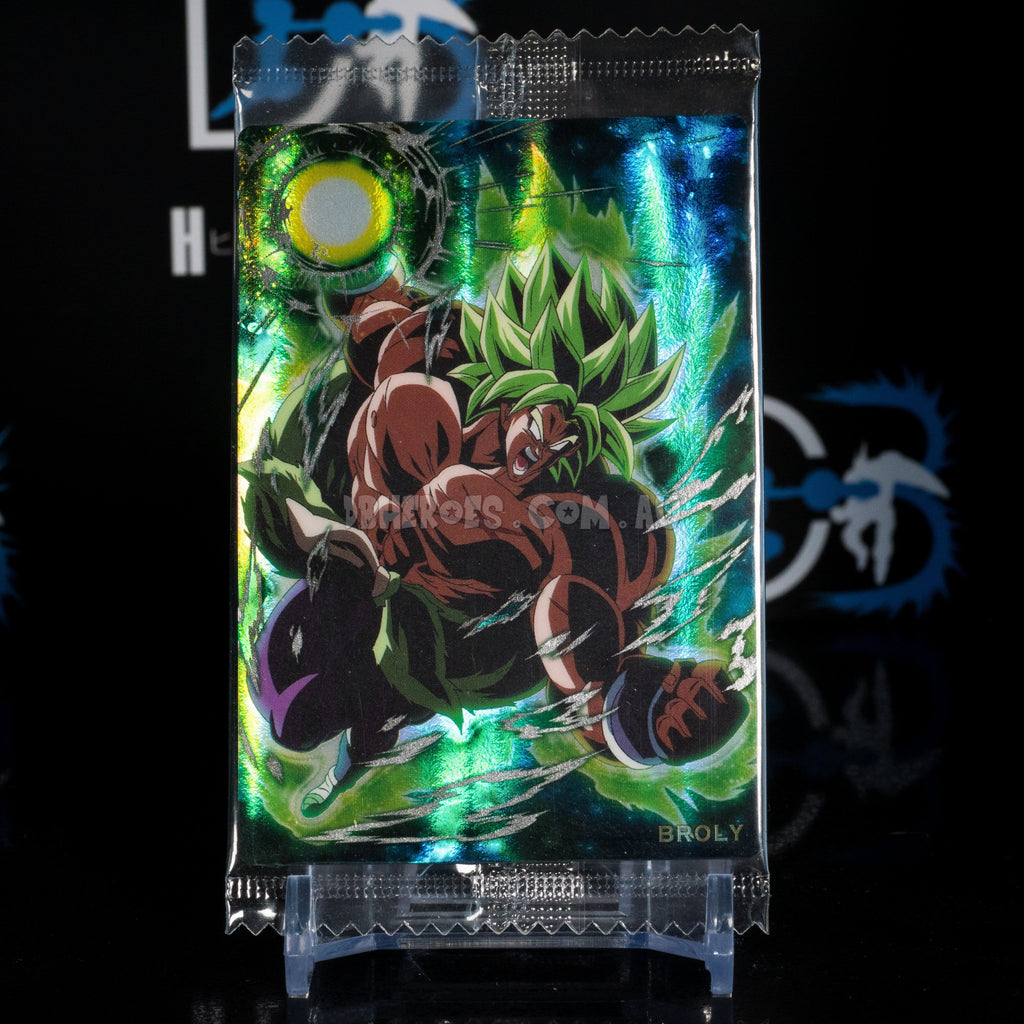 Super Saiyan Broly #19 SR SEALED Wafer Card