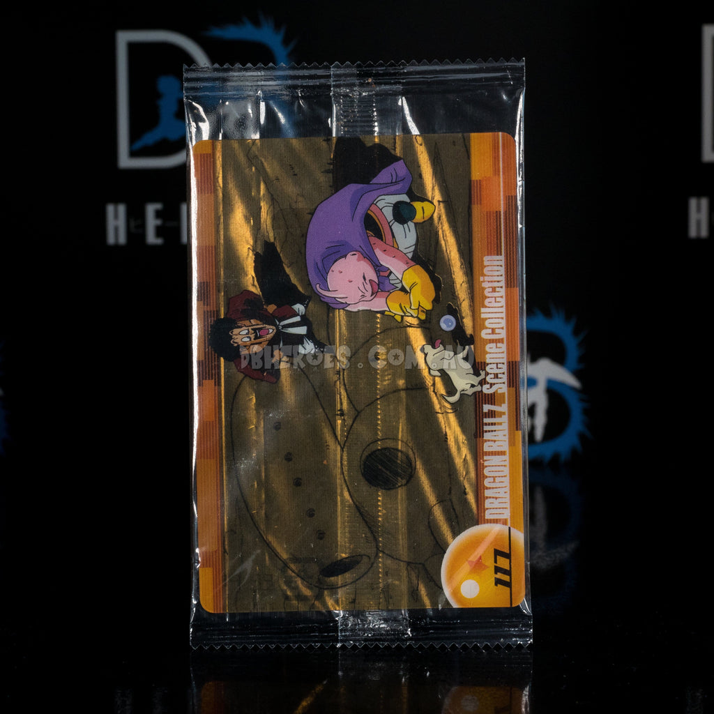 Buu & Mr. Satan #117 3D MORINAGA Sealed Card