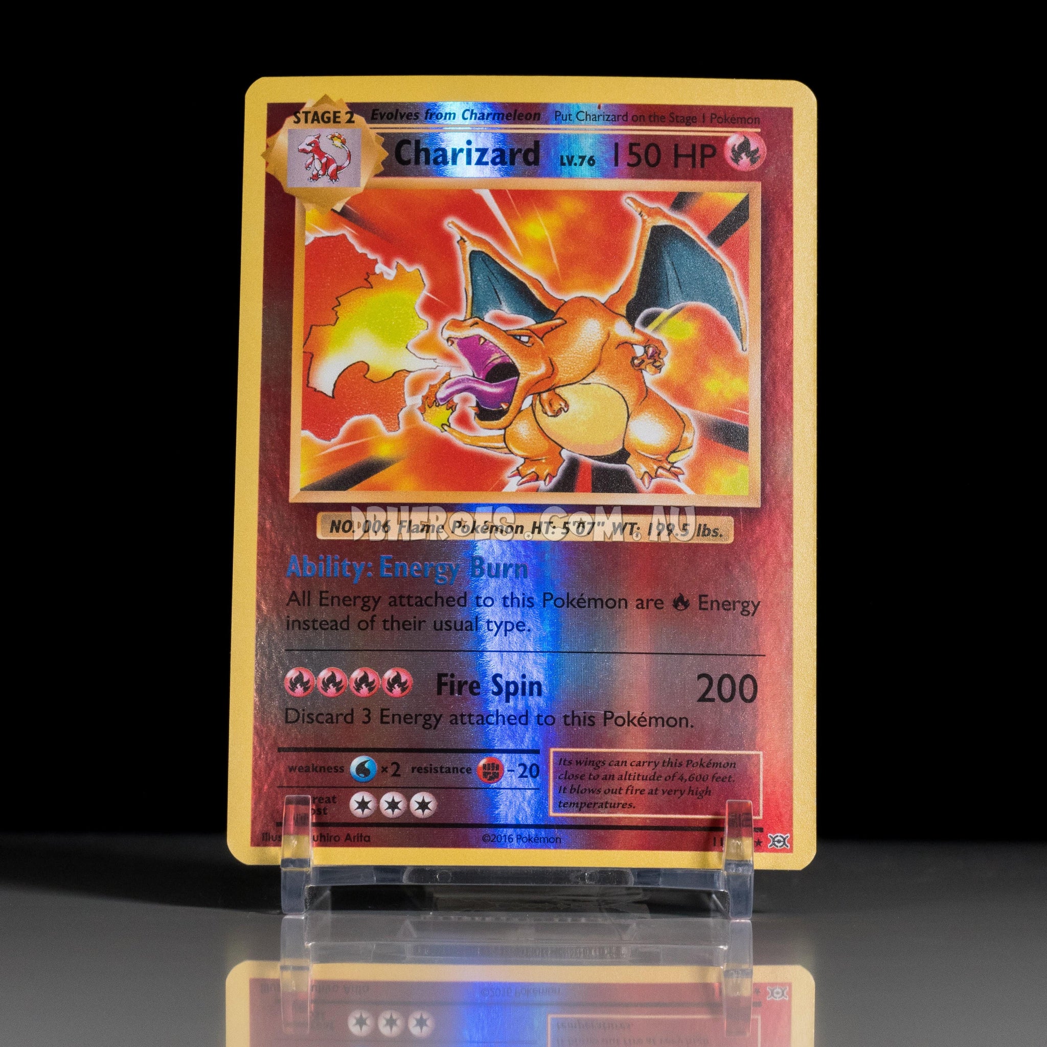 Pokemon XY Evolutions Charizard 11/108 Reverse Holo DBHEROES_AU Pokemon XY Evolutions Charizard 11/108 Reverse Holo DBHEROES_AU