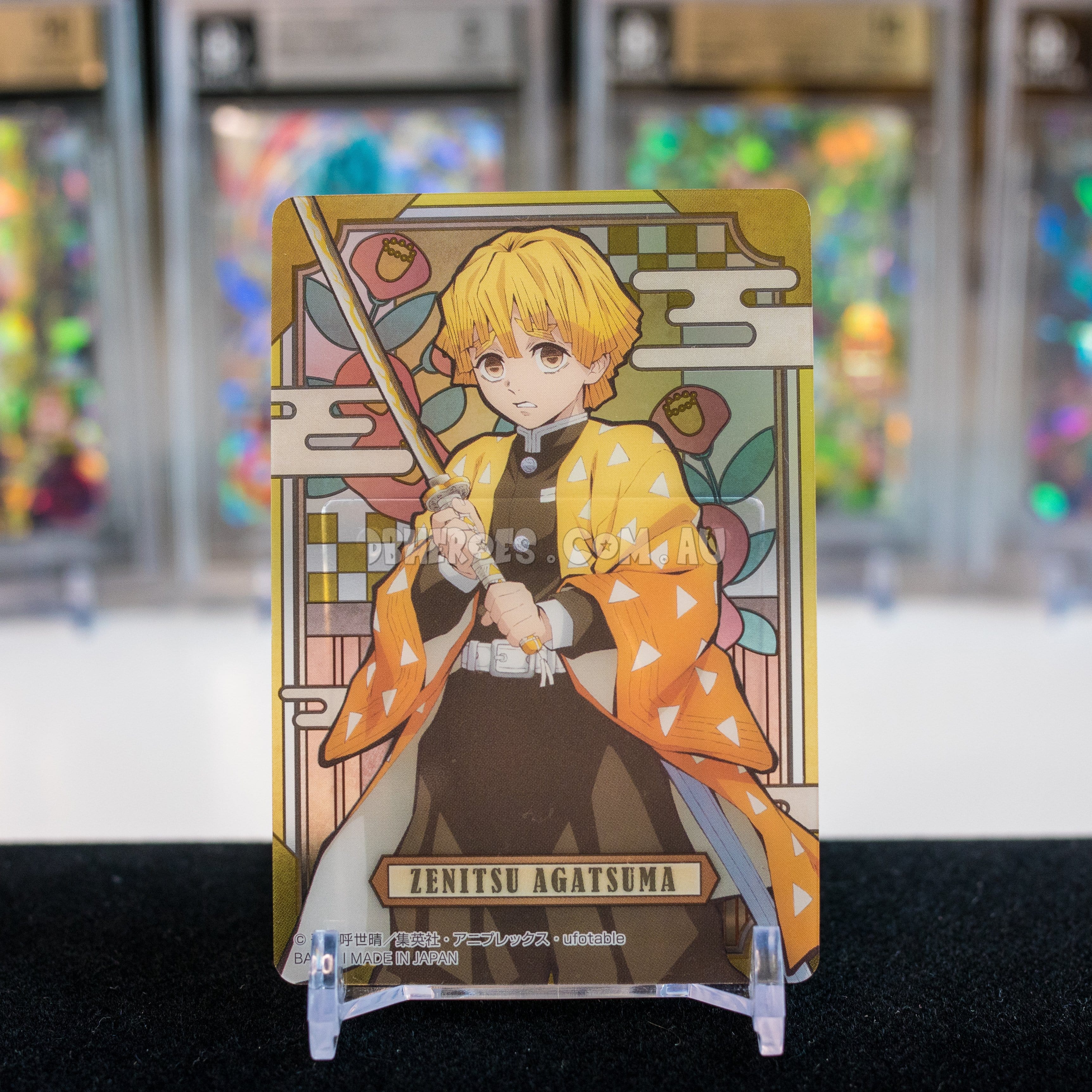 Demon Slayer ZENITSU Rare Card DBHEROES_AU Demon Slayer ZENITSU Rare Card DBHEROES_AU