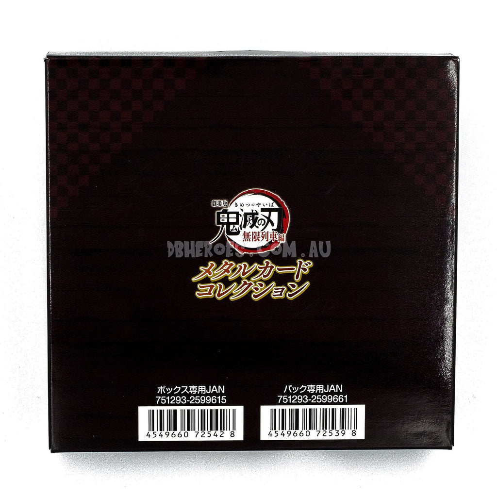 Demon Slayer "Kimetsu no Yaiba" Japanese Metal Card Series Booster Box