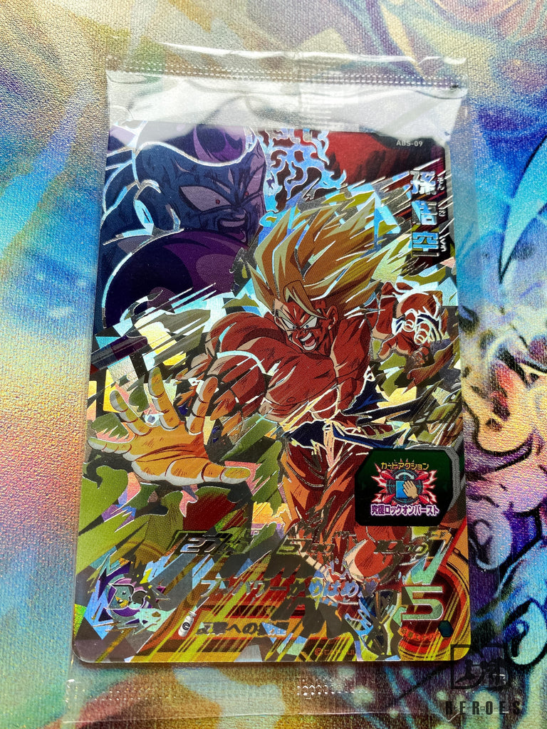 (SEALED) Super Saiyan Goku vs Frieza ABS-09 Secret Rare P