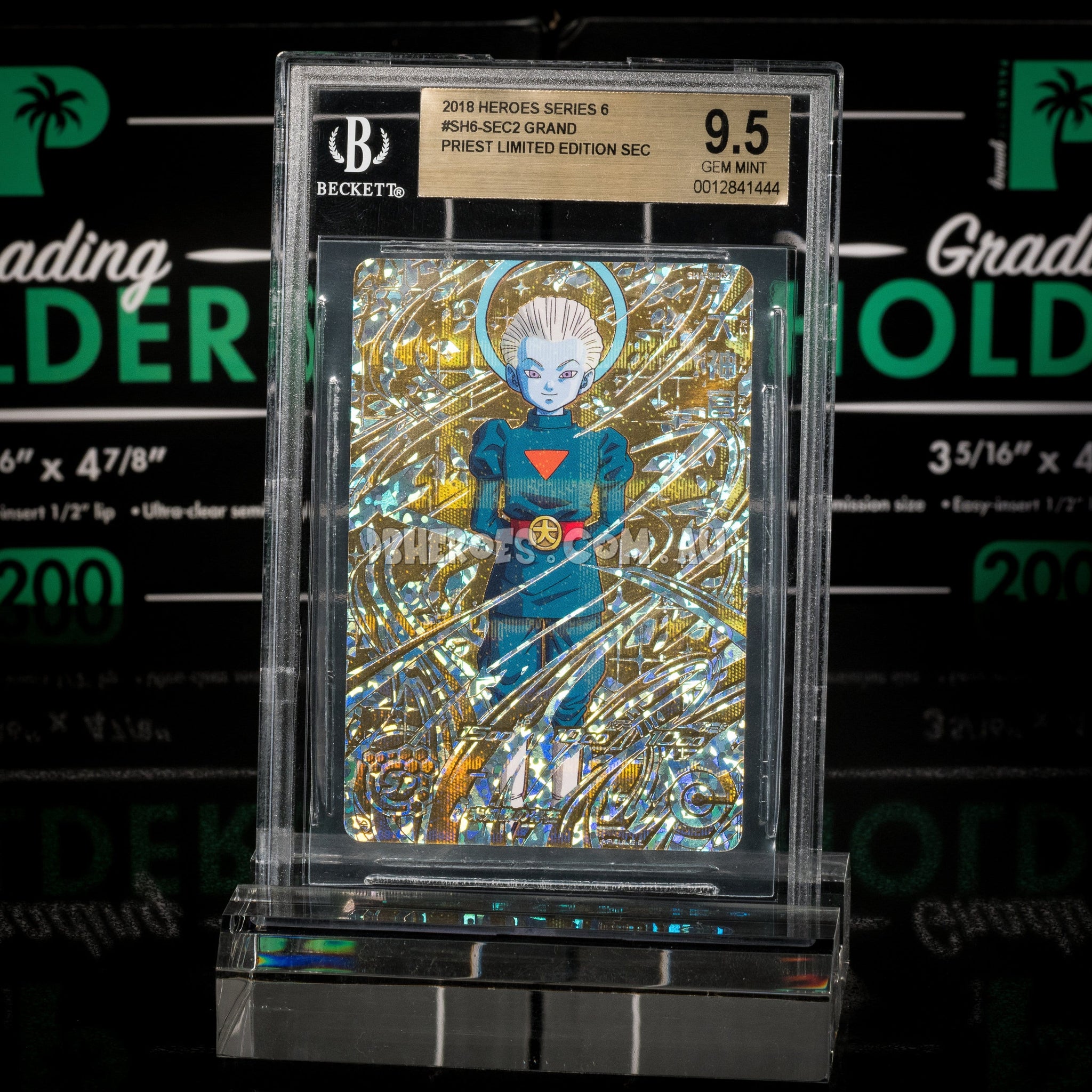 BGS 9.5 GOLD LABEL Grand Priest Limited Edition SH6-SEC2 Secret