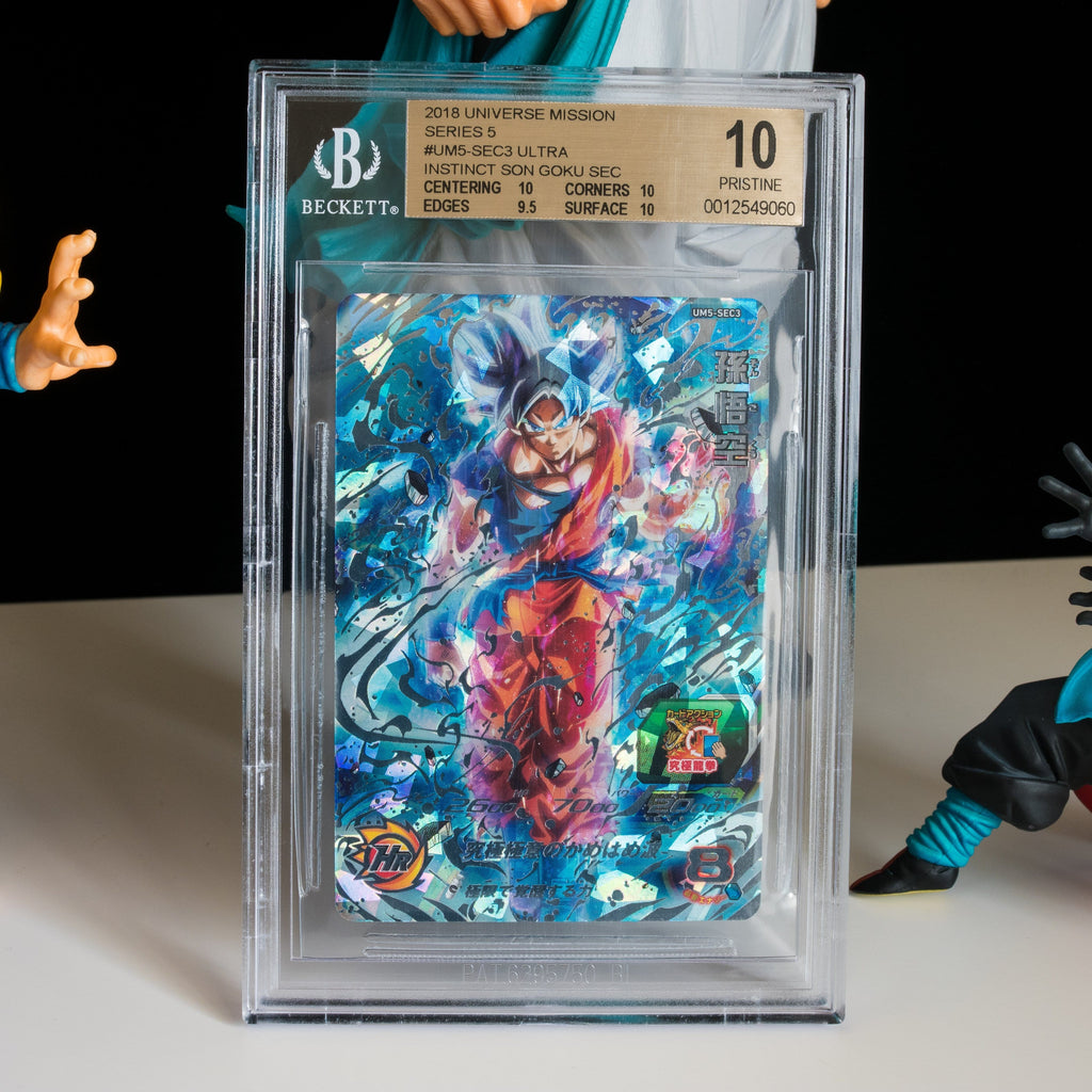 graded dragon ball cards Sean Schemmel Signed Dragon Ball Graded Encapsulated Card