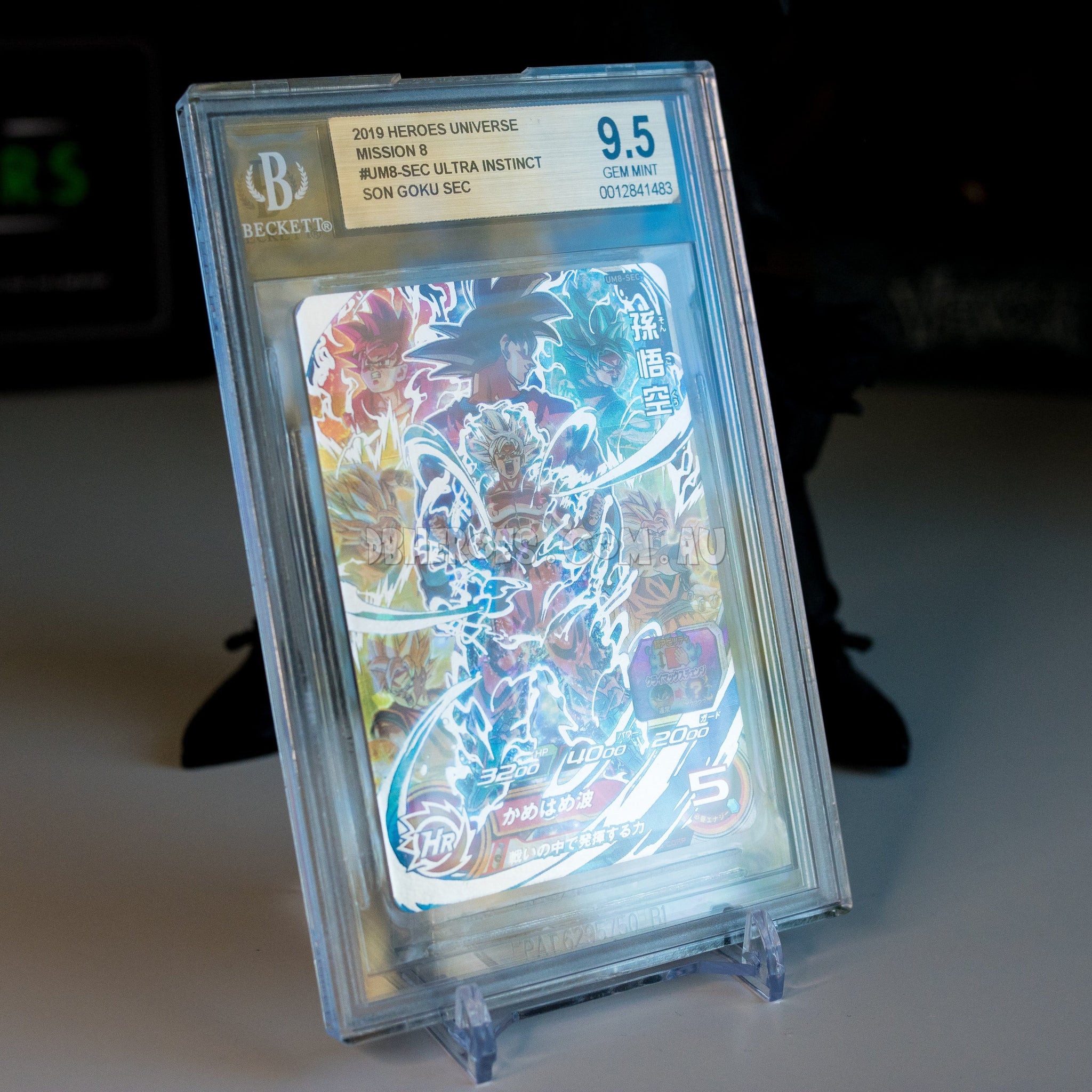 BGS 9.5 GOLD LABEL Ultra Instinct Goku Grail UM8-SEC Secret
