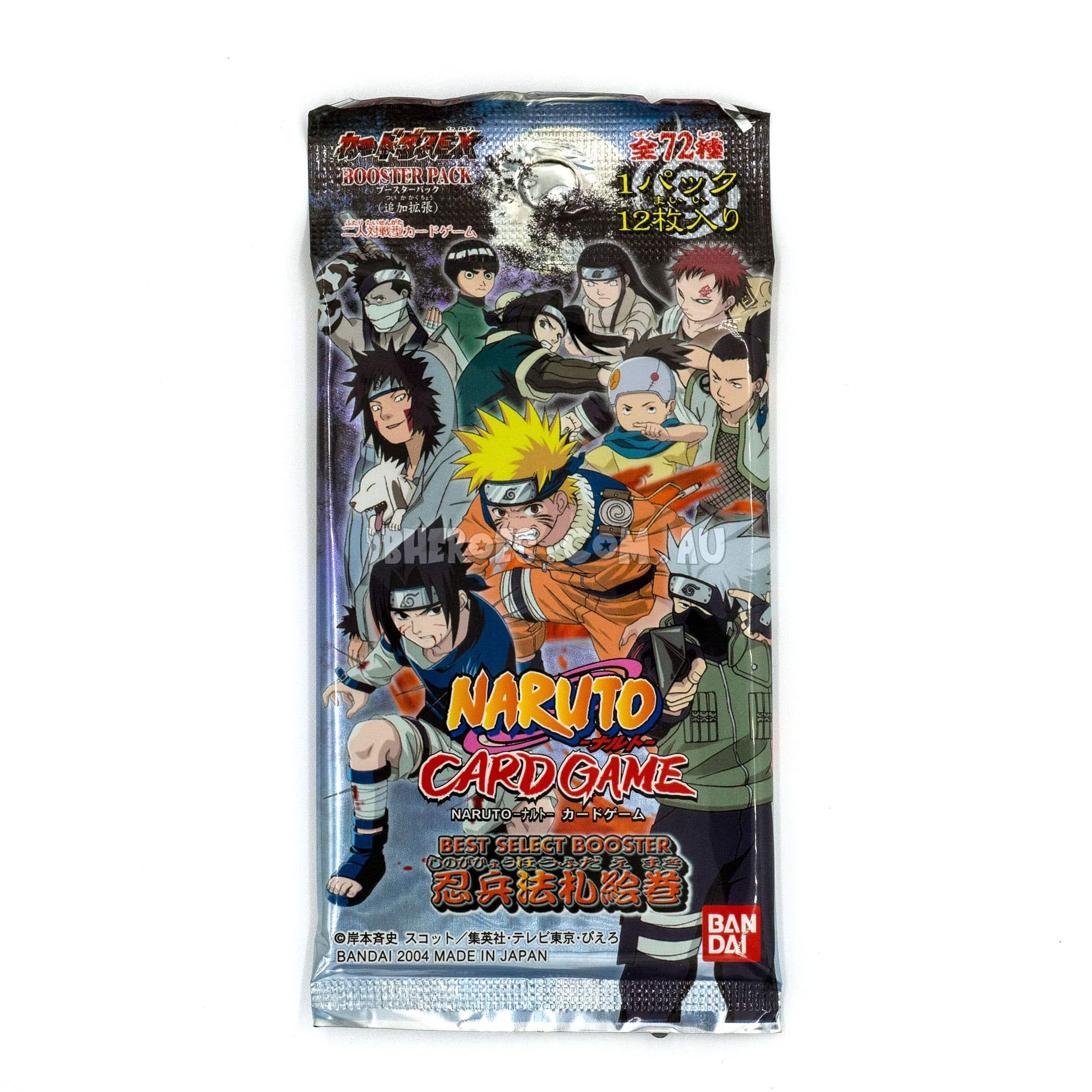 Naruto Japanese CCG 2004 Best Select Booster Pack DBHEROES_AU Naruto Japanese CCG 2004 Best Select Booster Pack DBHEROES_AU